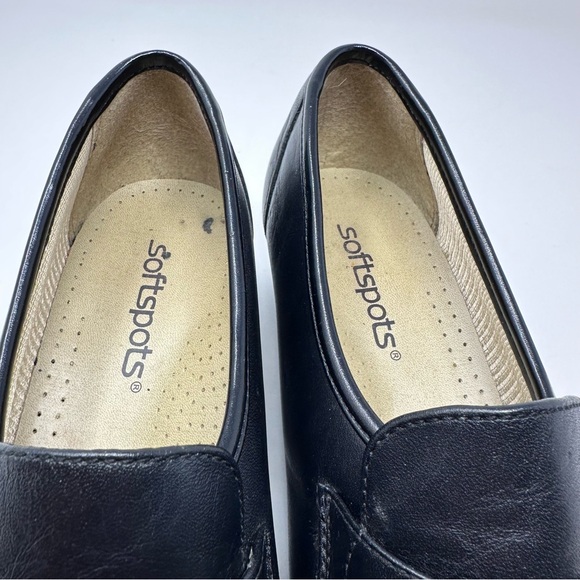 Softspots Women’s Shoes 7M Casual Slip On 103801 Black Leather - Picture 9 of 11